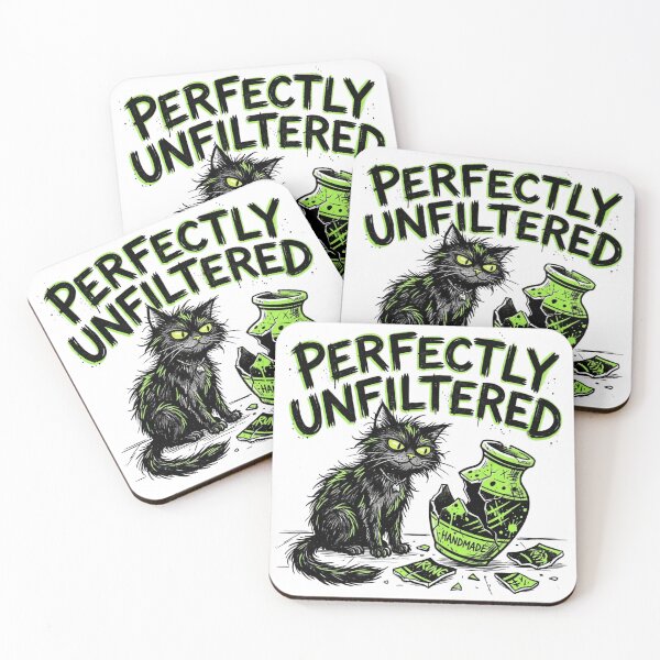 Item preview, Perfectly Unfiltered - Funny Bad Cat Broken Vase Grunge designed and sold by Sanan Israyilli.