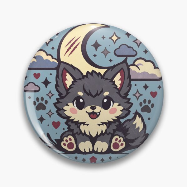 Item preview, Cute Werewolf Halloween | Spooky Kawaii Moonlight Design designed and sold by Meivelle.