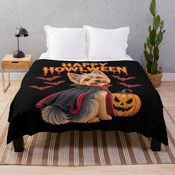 Item preview, Happy Howloween Yorkie designed and sold by EusebiaParro.