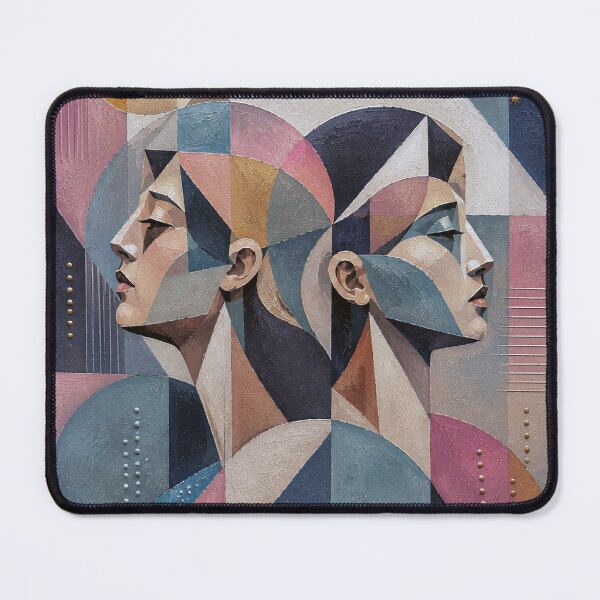 Item preview, Gemini Zodiac Painting – The Twins designed and sold by GalleryKauffeld.