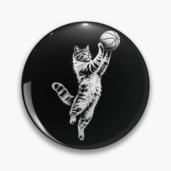 Item preview, Basketball Cat Playing Ball Funny Sports Cat designed and sold by Kladhadredo.