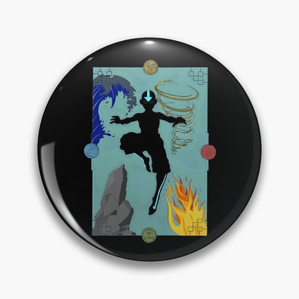 Item preview, Four Elements Master Glowing Arrow Silhouette Martial Arts Magic Fantasy designed and sold by TheHellIWontSh.