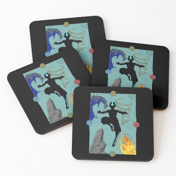 Item preview, Four Elements Master Glowing Arrow Silhouette Martial Arts Magic Fantasy designed and sold by TheHellIWontSh.