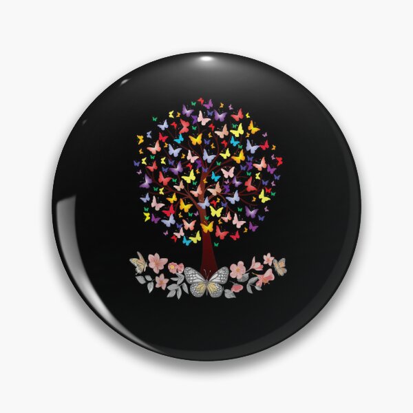 Item preview, Butterfly Tree of Life Floral Nature Garden designed and sold by BuncoHearas.