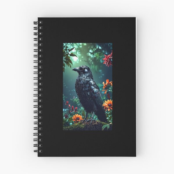 Item preview, Crow with Flowers designed and sold by PicassosParadox.