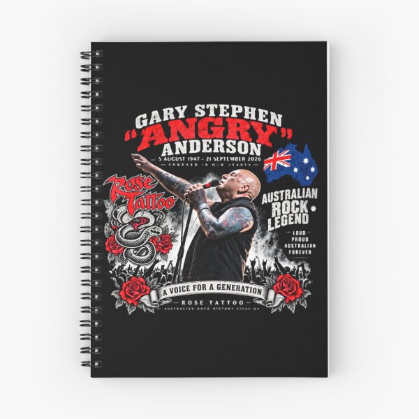Item preview, Angry Anderson, Australian Rock Legend, Rose Tattoo designed and sold by llesmith.