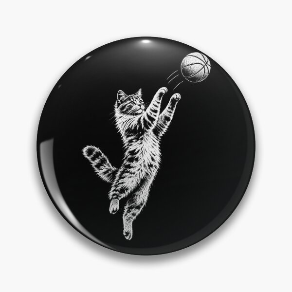 Item preview, Basketball Cat Playing Ball Funny Sports Cat designed and sold by Kladhadredo.