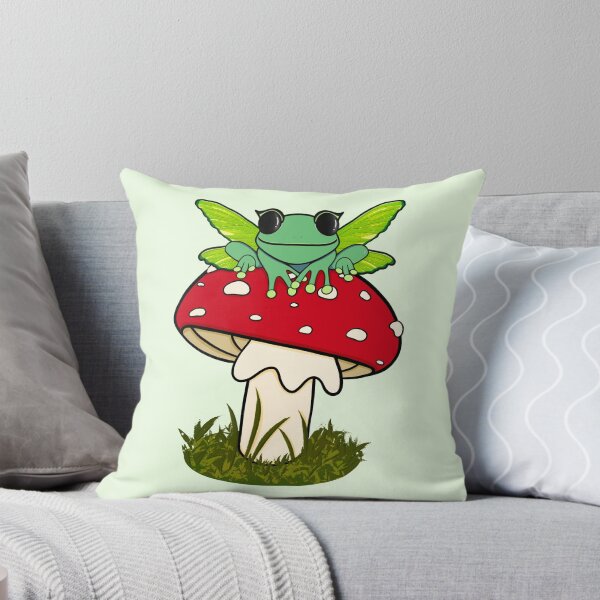 Item preview, Fairy Froggie On Mushroom designed and sold by bloomintoyoubiy.