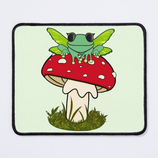 Item preview, Fairy Froggie On Mushroom designed and sold by bloomintoyoubiy.