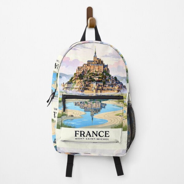 Item preview, France — Mont Saint-Michel — A Mysterious Medieval Island Above the Morning Mist designed and sold by DibujandoPorfa.