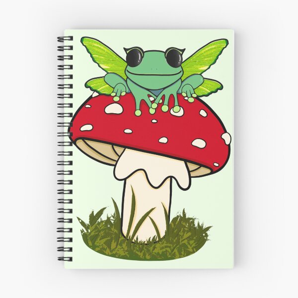 Item preview, Fairy Froggie On Mushroom designed and sold by bloomintoyoubiy.