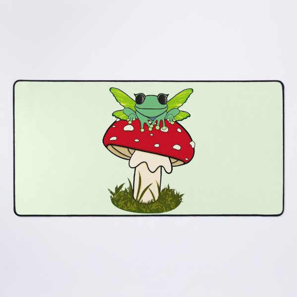 Item preview, Fairy Froggie On Mushroom designed and sold by bloomintoyoubiy.