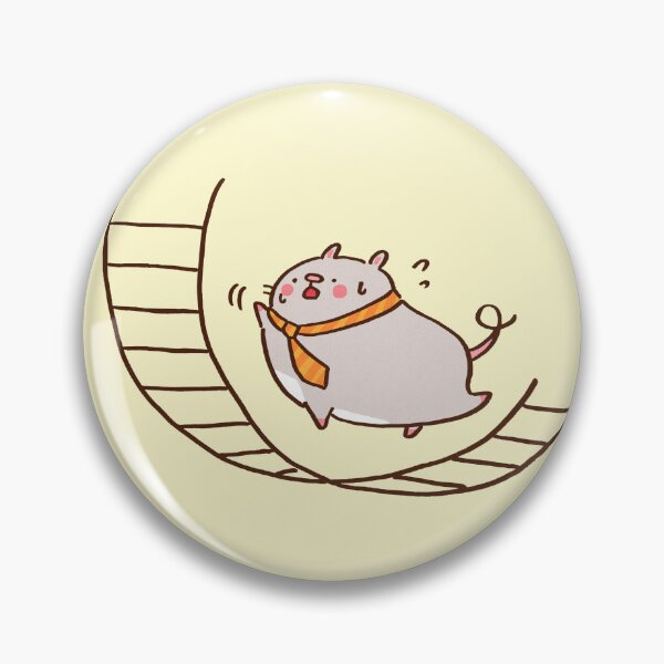 Item preview, Rat in a Tie Running on a Wheel designed and sold by Chunu Doodles.