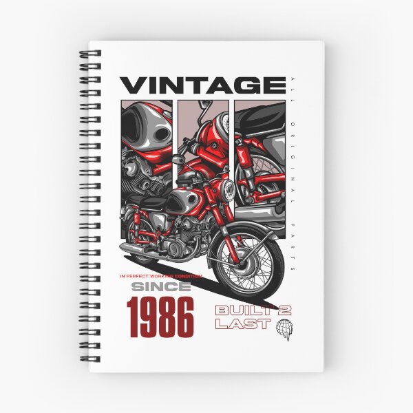 Item preview, Vintage Motorcycle Bikers Motorbike Birthday 1986 designed and sold by JRRTs.