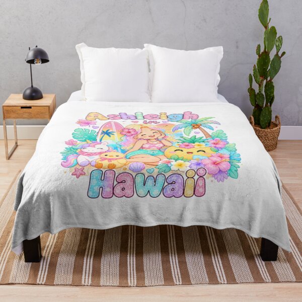 Item preview, Ashleigh Name Gift Kawaii Hawaii Pastel Summer rainbow fall designed and sold by TheChalkyFox.