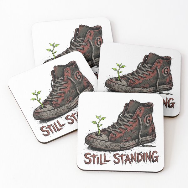Item preview, Still Standing - Vintage Punk Sneaker and Sprout Resilience designed and sold by Sanan Israyilli.