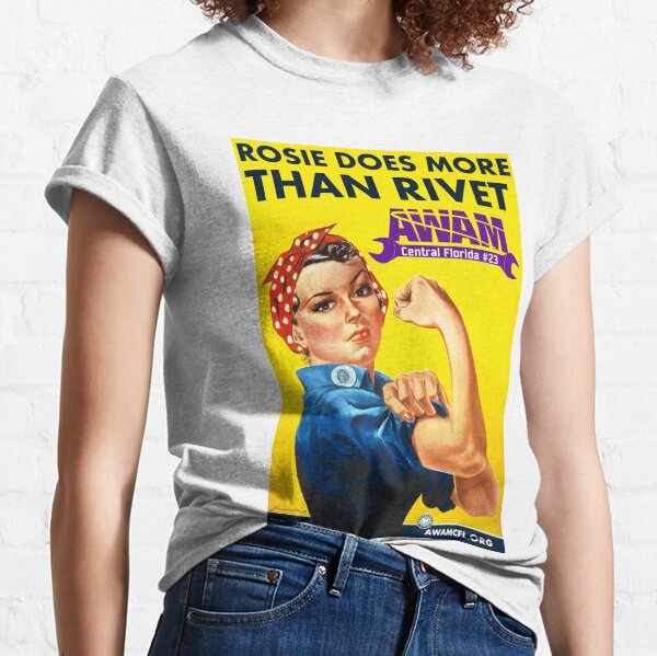 Rosie the Riveter | Women's T-Shirt | Ruby’s Rubbish® 