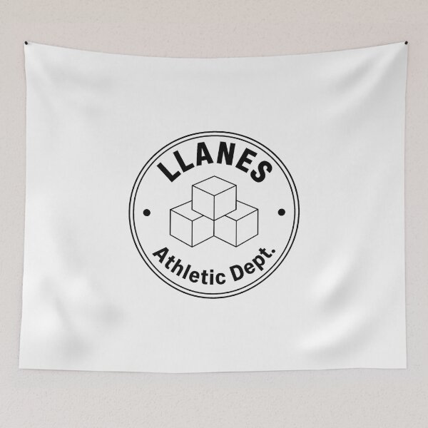 Aperçu de l'œuvre Llanes Athletic Dept / Cubes of Memory Asturias Vintage créée et vendue par StudioPixelArts.