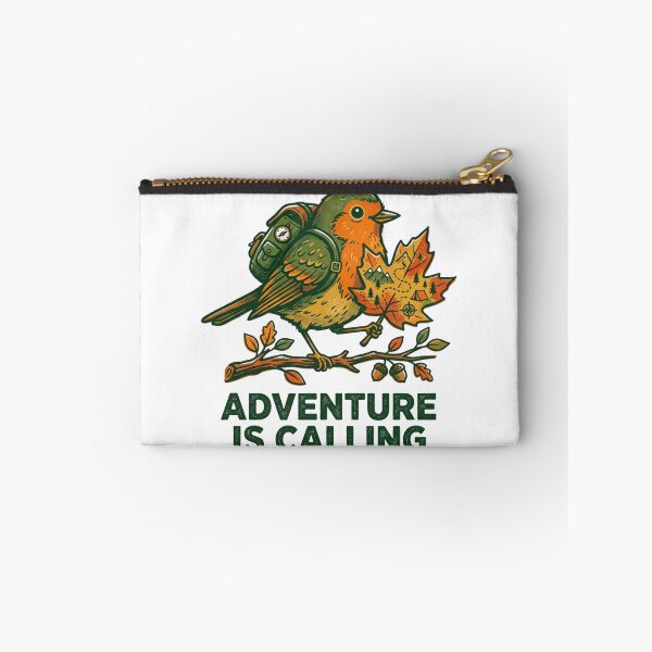 Item preview, Adventure Is Calling - Cute Hiker Bird Autumn Camp Art designed and sold by Sanan Israyilli.