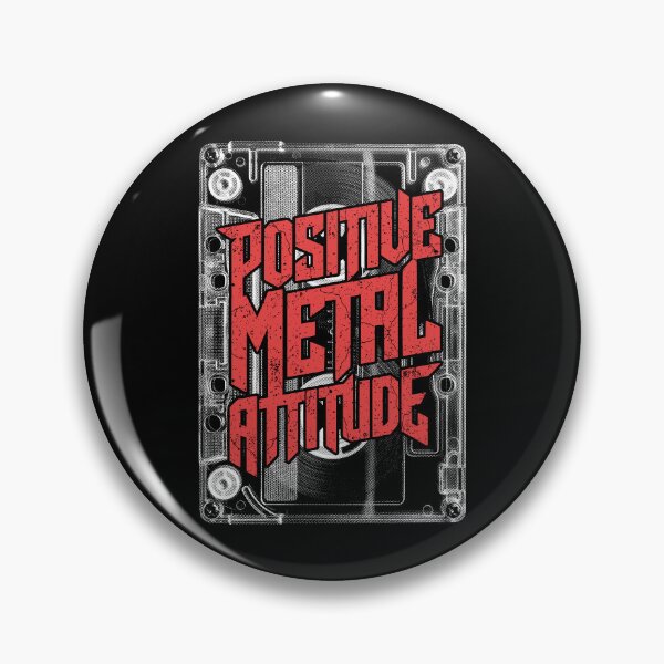 Item preview, Positive Metal Attitude 80's 90's Cassette Heavy Music designed and sold by GrandeDuc.