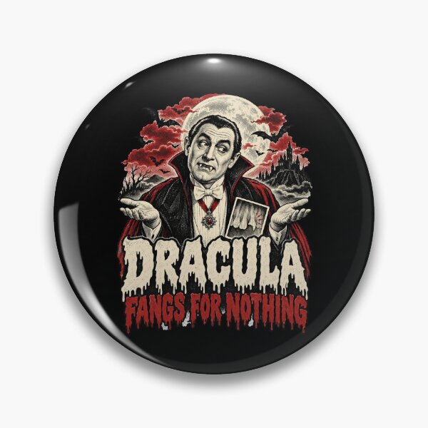 Item preview, Dracula Fangs For Nothing Shirt designed and sold by CerealBoxInk.