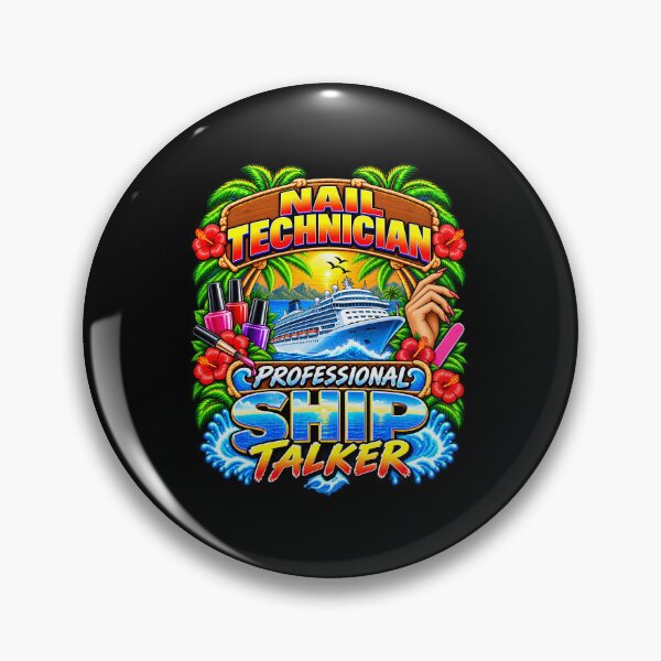 Item preview, Nail Technician Professional Ship Talker Cruise Vacation designed and sold by fungear.