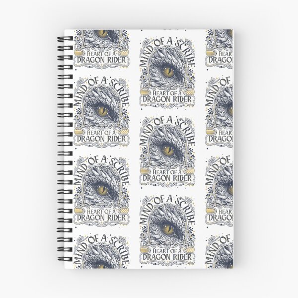 Item preview, Mind Of A Scribe Heart Of A Dragon Rider Fantasy Bookish Art designed and sold by TheHellIWontSh.
