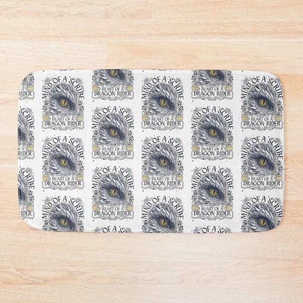Item preview, Mind Of A Scribe Heart Of A Dragon Rider Fantasy Bookish Art designed and sold by TheHellIWontSh.