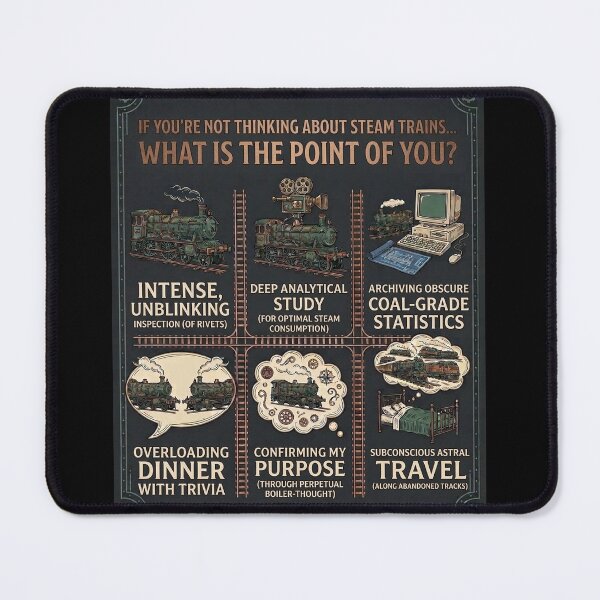 Item preview, Steam Trains Rock designed and sold by designbywhacky.