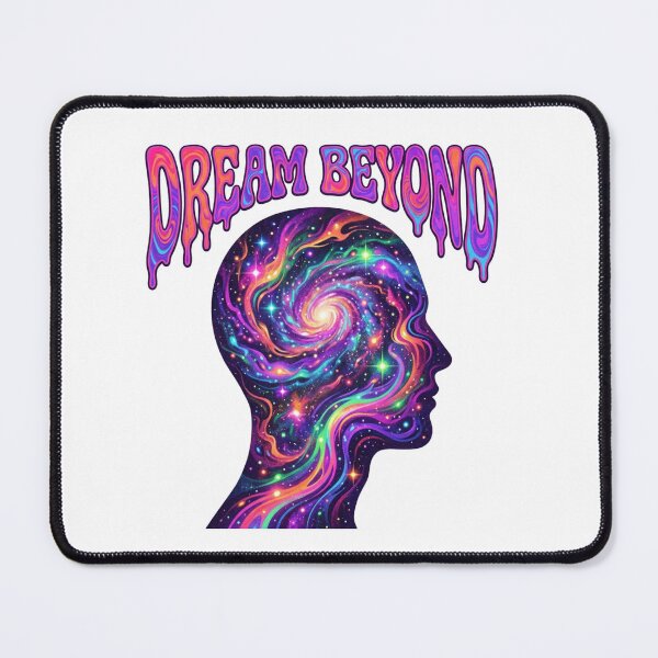 Item preview, Dream Beyond - Psychedelic Human Silhouette Cosmic Galaxy Art designed and sold by Sanan Israyilli.