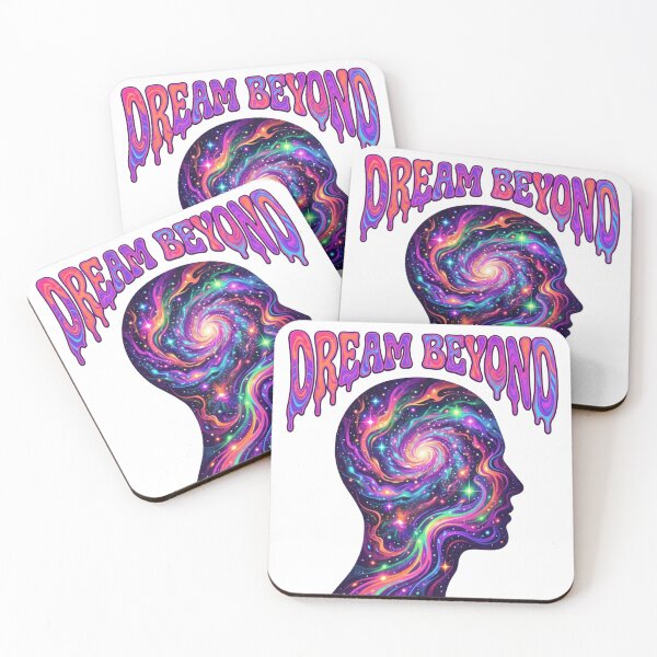 Item preview, Dream Beyond - Psychedelic Human Silhouette Cosmic Galaxy Art designed and sold by Sanan Israyilli.