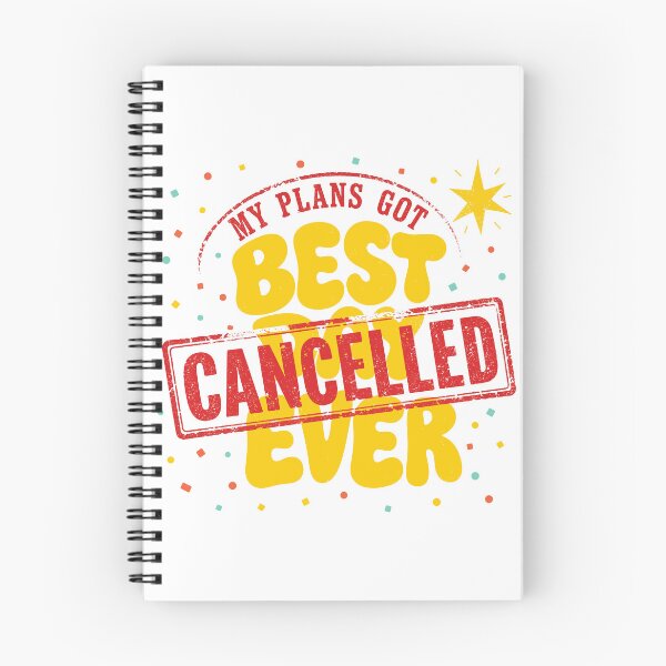 Item preview, My Plans Got Cancelled Best Day Ever Introvert designed and sold by fadilow.