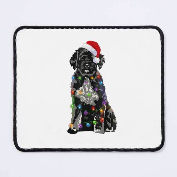 Item preview, Christmas Dog Christmas Lights Santa Hat Holiday designed and sold by BuncoHearas.