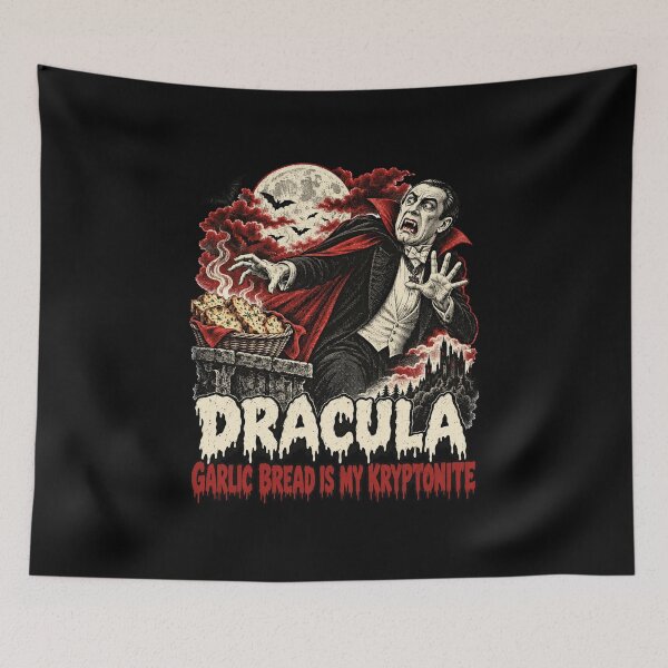 Item preview, Dracula Garlic Bread Kryptonite designed and sold by CerealBoxInk.