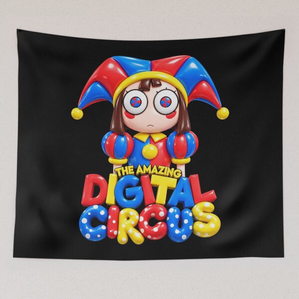 Item preview, Pomni Inspired The Amazing Digital Circus 3D Art designed and sold by LuzWilderman.