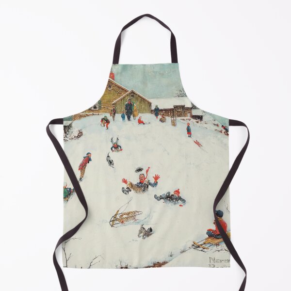 Item preview, Norman Rockwell, Sledding designed and sold by warrickjessica.