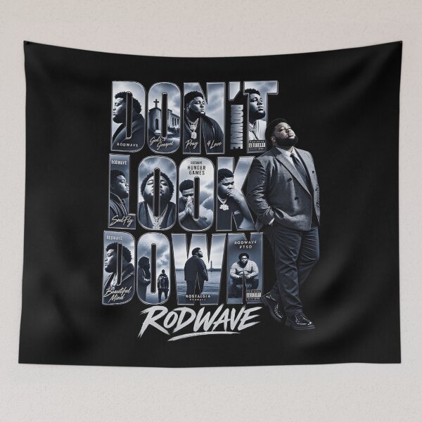Item preview, RodWave Don't Look Down Hip Hop Music designed and sold by TimelessRetroCo.