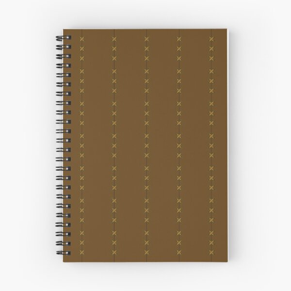 Item preview, A pattern with a triple lacing of brown color, repeating on a brown background. designed and sold by Cherevan.