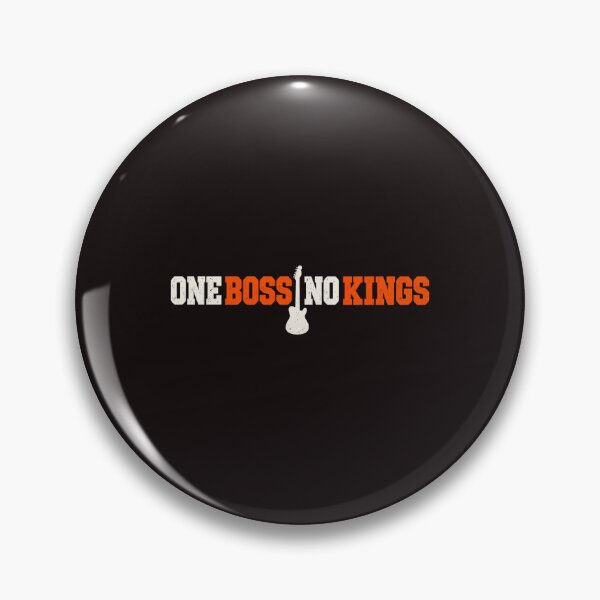 Item preview, One Boss No Kings Vintage Rock Guitar Graphic designed and sold by DYALEEZ-XCR.