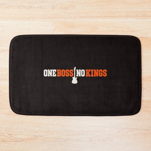 Item preview, One Boss No Kings Vintage Rock Guitar Graphic designed and sold by DYALEEZ-XCR.