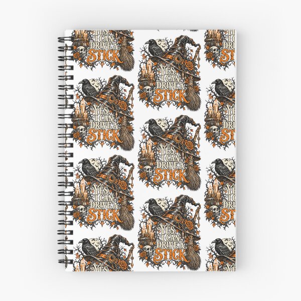 Item preview, Yes I Can Drive A Stick Funny Witch Broomstick Halloween Gothic Art designed and sold by TheHellIWontSh.