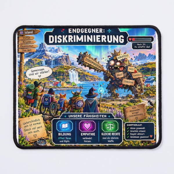 Item preview, FINAL BOSS: DISCRIMINATION AND OUR ABILITIES designed and sold by Mianku | Für das Leben.