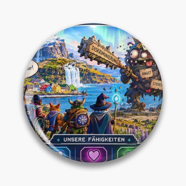 Item preview, FINAL BOSS: DISCRIMINATION AND OUR ABILITIES designed and sold by Mianku | Für das Leben.