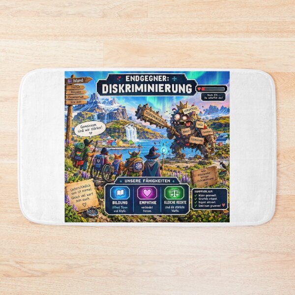 Item preview, FINAL BOSS: DISCRIMINATION AND OUR ABILITIES designed and sold by Mianku | Für das Leben.