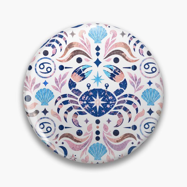Item preview, Cancer Zodiac Celestial Crab Pattern designed and sold by PrismaticPrdx.