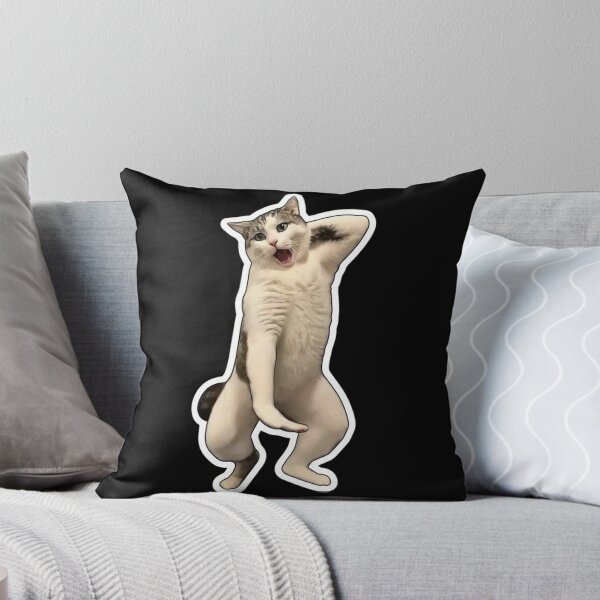 Item preview, Funny Standing Cat Shocked Expression Pose designed and sold by MotivaChic.