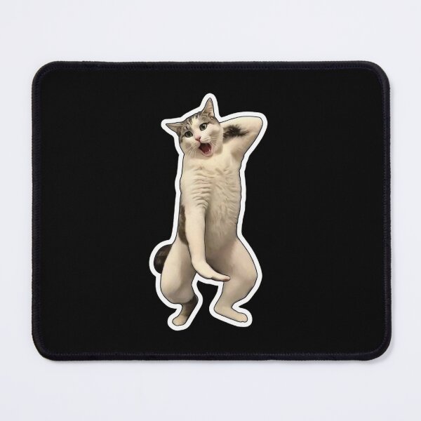 Item preview, Funny Standing Cat Shocked Expression Pose designed and sold by MotivaChic.