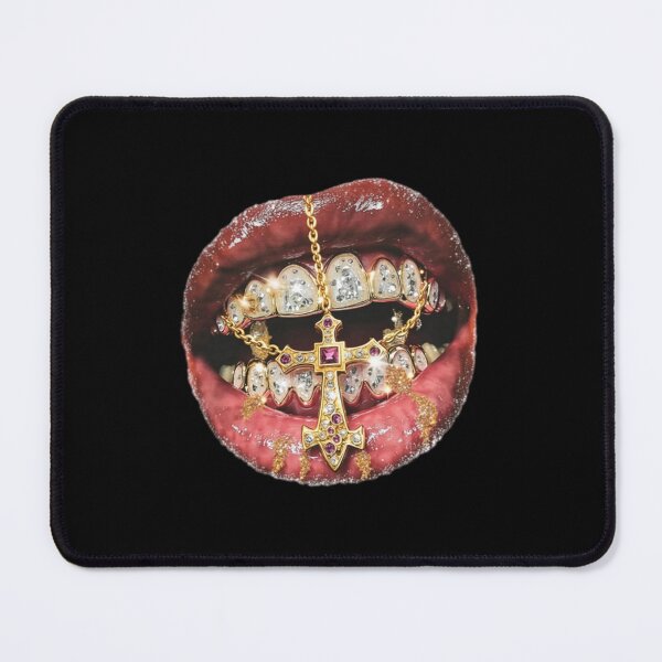 Item preview, Gold Grill Lips, Diamond Teeth Hip Hop designed and sold by llesmith.