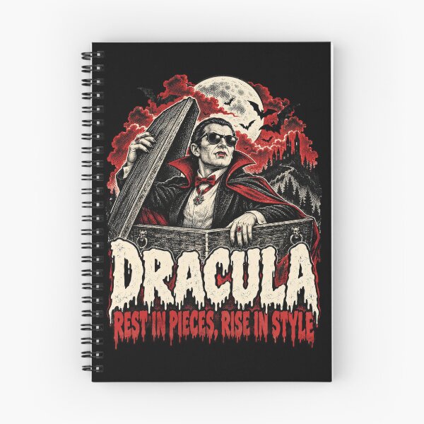 Item preview, Dracula Rest In Pieces Rise Style designed and sold by CerealBoxInk.
