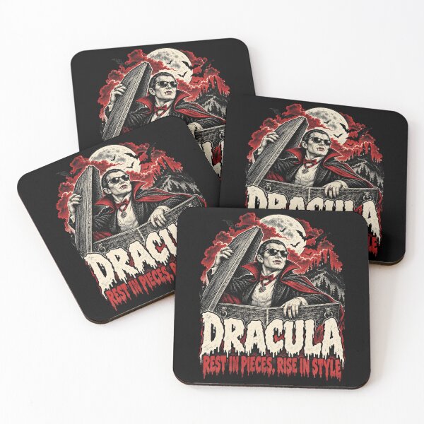 Item preview, Dracula Rest In Pieces Rise Style designed and sold by CerealBoxInk.